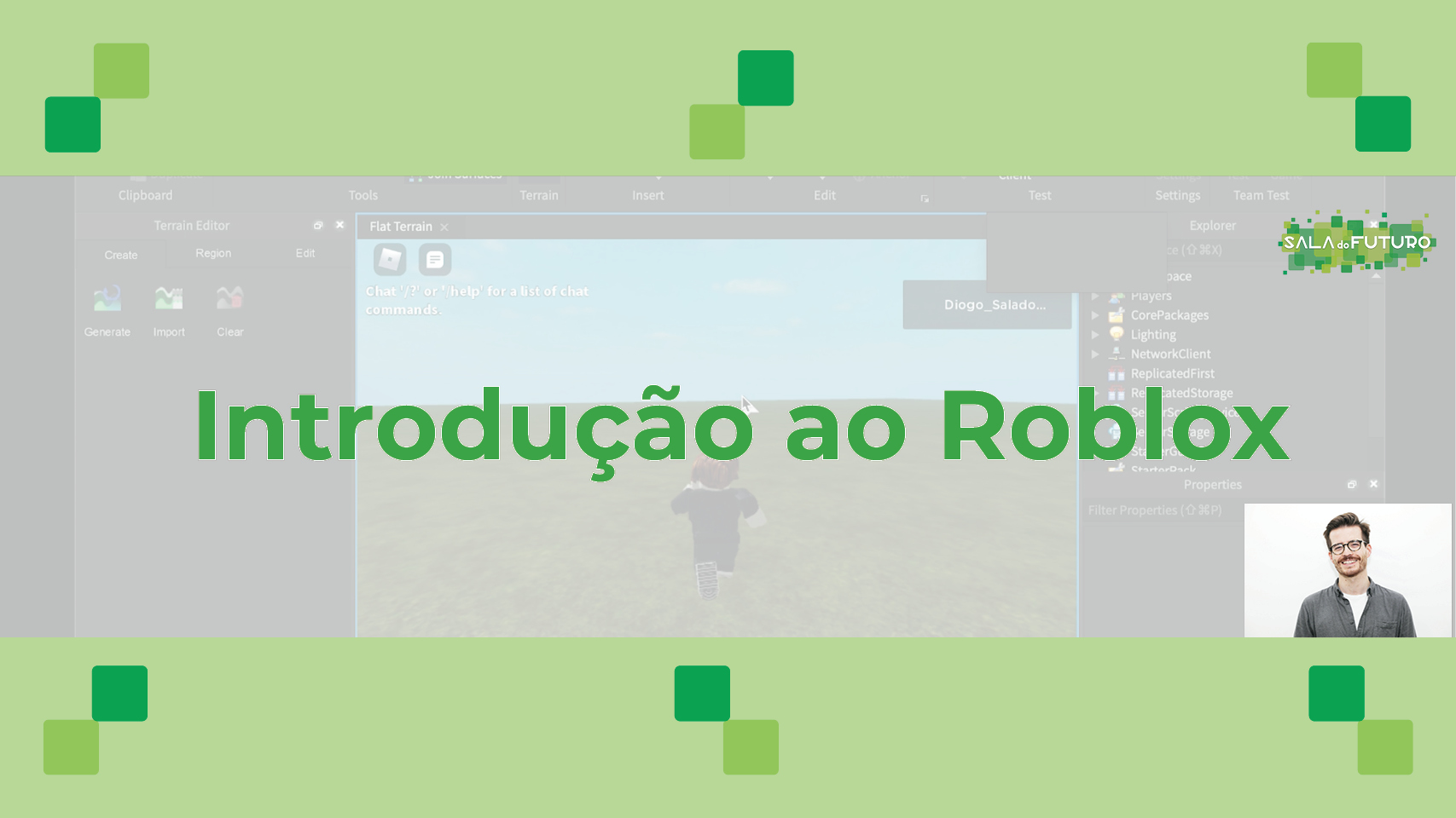 Workshop: O meu 1º Jogo no Roblox - Sala do Futuro