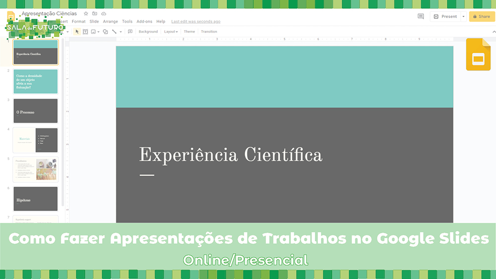 Jogo divertido  Tema do Apresentações Google e PowerPoint