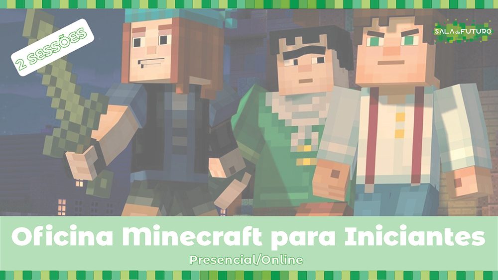 Venha jogar minecraft no modo sobrevivência com vários outros